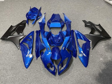 09-14 Alien Blue and White S1000RR Fairings