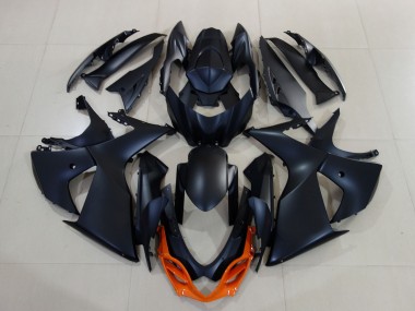 09-16 Matte and Orange GSXR 1000 Fairings