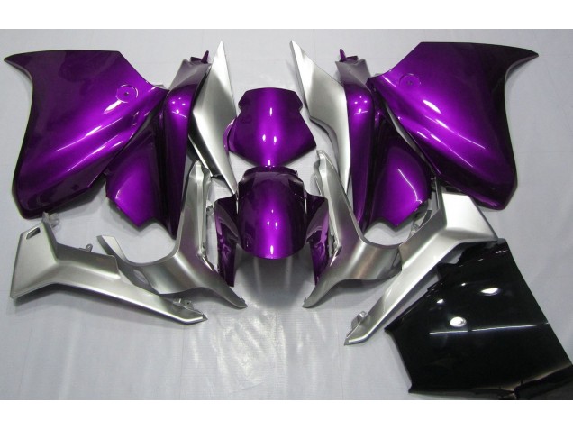 10-13 Deep Purple and Silver VFR1200 Fairings