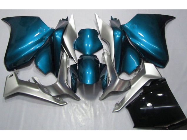 10-13 Light Blue and Silver VFR1200 Fairings