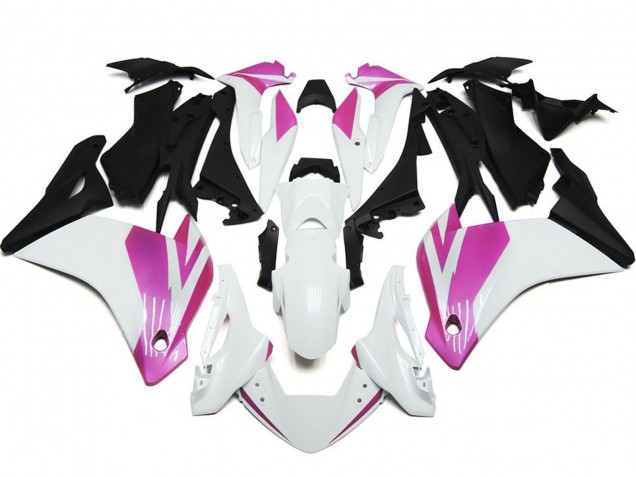 11-14 Pink and White Gloss CBR250RR Fairings