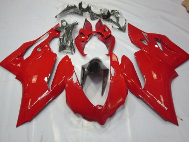 11-14 Plain Gloss Red Ducati 1199 Fairings