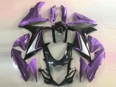 11-24 Gloss Purple Edges GSXR 600-750 Fairings