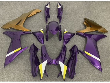 11-24 Gloss Purple and Gold GSXR 600-750 Fairings