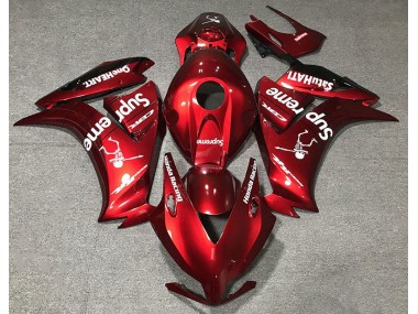 12-16 Deep Red Custom CBR1000RR Fairings