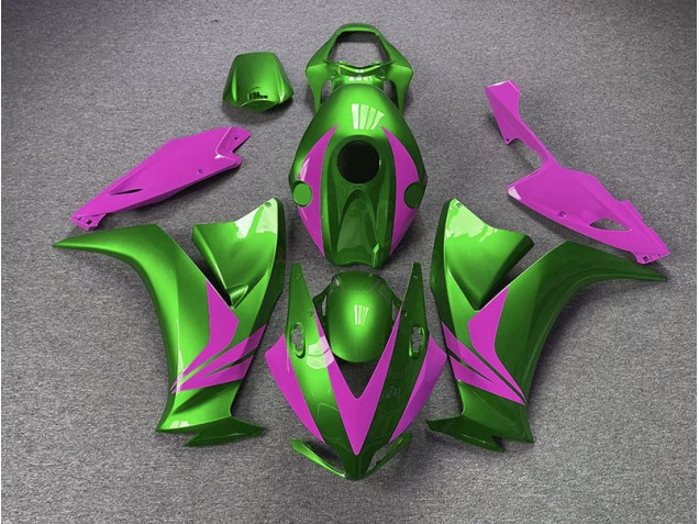 12-16 Gloss Green and Pink CBR1000RR Fairings