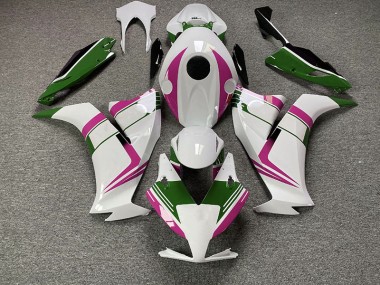 12-16 Gloss Pink and Green CBR1000RR Fairings