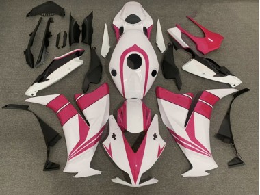 12-16 Gloss Pink and White CBR1000RR Fairings