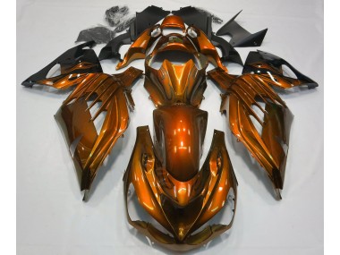 12-21 Burnt Orange Gloss ZX14R Fairings