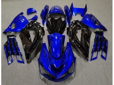 12-21 Gloss Blue and Black ZX14R Fairings