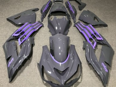 12-21 Nardo Grey & Purple ZX14R Fairings