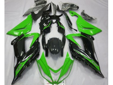 13-18 Green and Black ZX6R Fairings