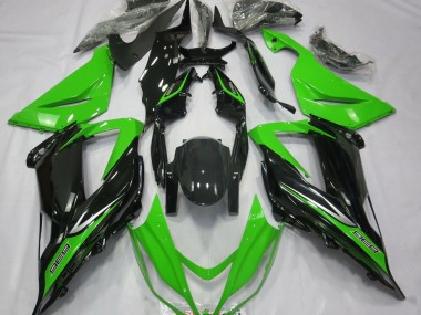 13-18 Green and Black ZX6R Fairings