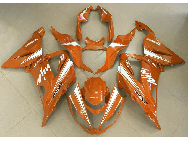 13-18 Orange Ninja ZX6R Fairings