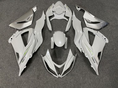 13-18 Pearl White ZX6R Fairings