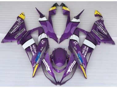 13-18 Purple Logo Style ZX6R Fairings