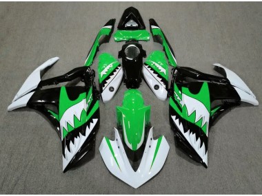 15-18 White Shark & Green R3 Fairings