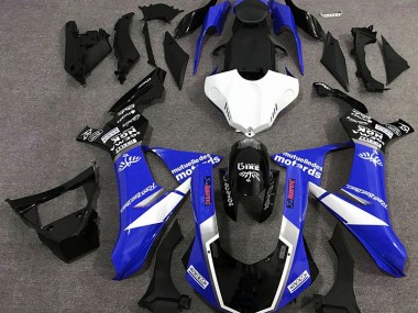 15-19 Gloss Blue Logo Style R1 Fairings