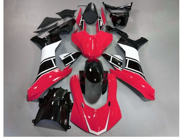 15-19 Gloss Red White and Black R1 Fairings