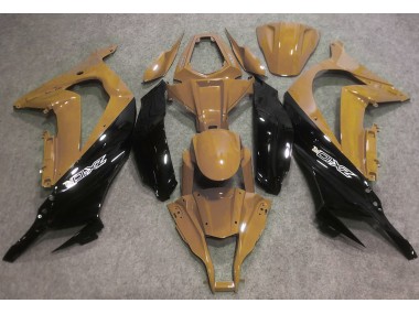 16-19 Desert Tan and Black ZX10R Fairings