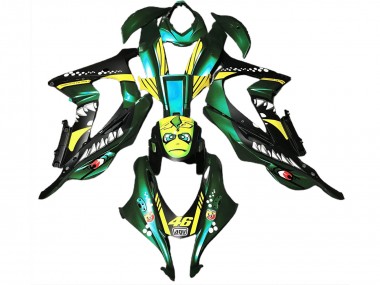 16-19 Forest Green Shark ZX10R Fairings