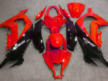 16-19 Gloss Red and Black ZX10R Fairings