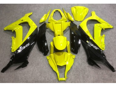 16-19 Gloss Yellow and Black ZX10R Fairings