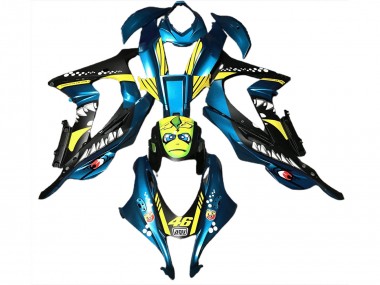 16-19 Light Blue Shark ZX10R Fairings