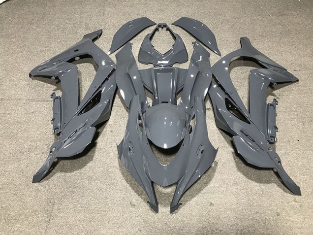 16-19 Nardo Grey Black Logo ZX10R Fairings