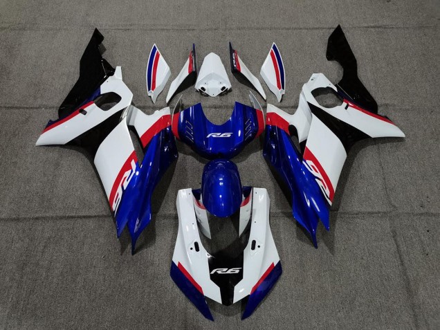 17-21 Blue White and Red R6 Fairings