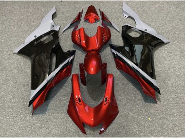 17-21 Cement Black and Red R6 Fairings