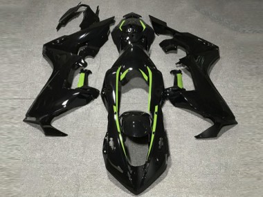 17-23 Gloss Black & Lime Green Lining CBR1000RR Fairings