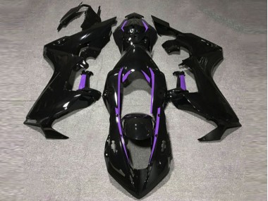 17-23 Gloss Black & Purple Lining CBR1000RR Fairings