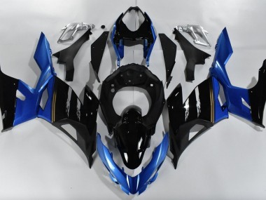 18-23 Blue and Black Ninja 400 Fairings