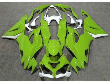 19-23 Gloss Green & White ZX6R Fairings