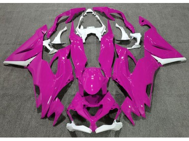 19-23 Gloss Pink & White ZX6R Fairings