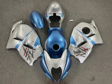 97-07 Gloss Light Blue and Silver GSXR 1300 Hayabusa Fairings