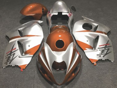 97-07 Gloss Orange and Silver GSXR 1300 Hayabusa Fairings