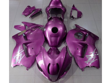 97-07 Gloss Pink & Silver Logo GSXR 1300 Hayabusa Fairings