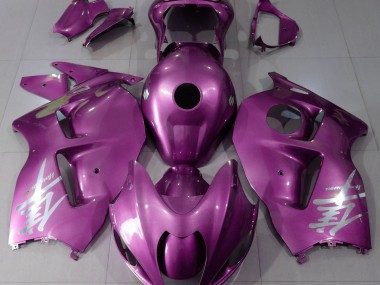 97-07 Gloss Pink & Silver Logo GSXR 1300 Hayabusa Fairings