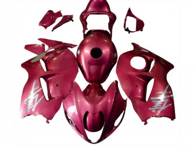 97-07 Gloss Red & Silver Logo GSXR 1300 Hayabusa Fairings